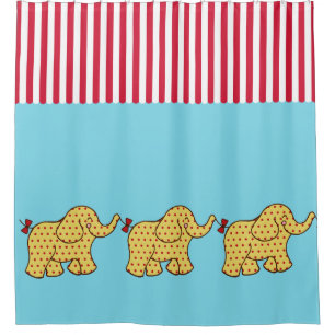 Carnival Circus Elephant Shower Curtain 