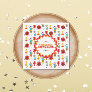 Carnival Circus Festival Baby Shower Napkin