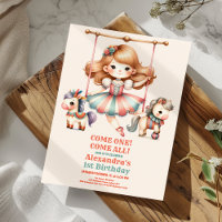 Carnival Circus Kids 1st Birthday Party