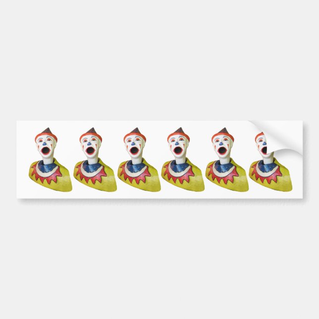 Carnival Clown Bumper Sticker (Front)