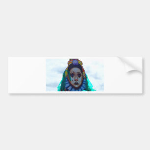 Carnival Clown Design Bumper Sticker