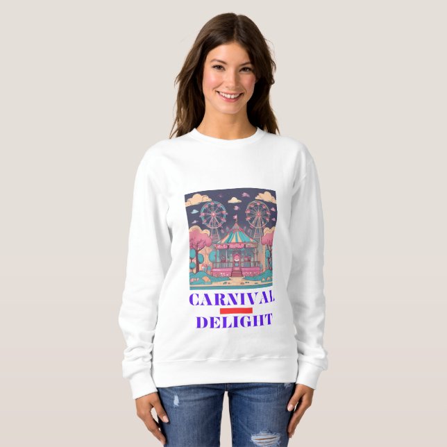 Carnival Delight Design Sweatshirt (Front Full)