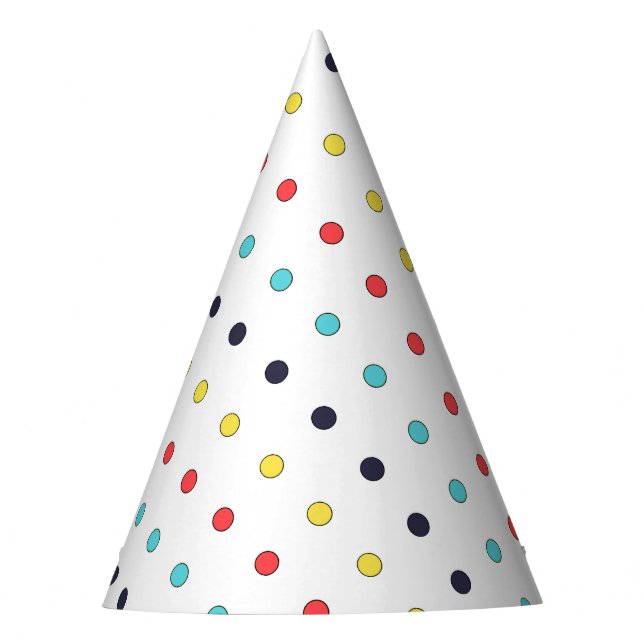 Carnival Dots Party Hat (Front)