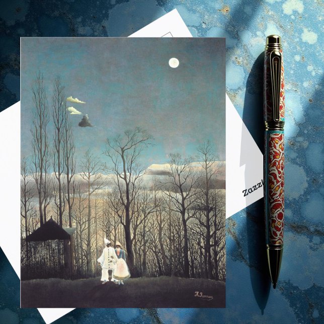 Carnival Evening by Henri Rousseau  Postcard (Creator Uploaded)