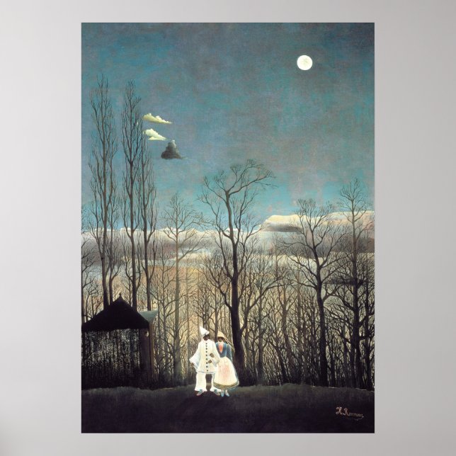 Carnival Evening by Henri Rousseau Poster (Front)