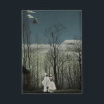 Carnival Evening, Henri Rousseau oil painting 1886<br><div class="desc">Henri Rousseau,  oil on canvas,  1886... 
oil painting,  fine art,  traditional art,  modern art,  landscape,  winter,  cold,  bare trees,  carnival,  clown,  blue,  dark,  clouds,  cloudy,  overcast,  moon,  moonlight,  night,  nighttime,  grey,  gray,  spooky,  gloomy,  murky,  eclectic,  chic,  stately,  sophisticated,  funky,  home decor,  unique,  elegant,  quirky,  gothic, </div>