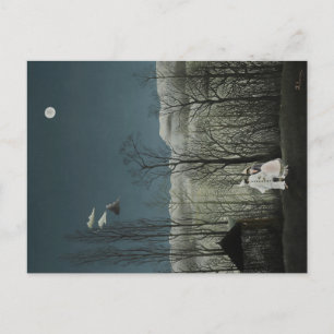 Carnival Evening, Henri Rousseau oil painting 1886 Postcard