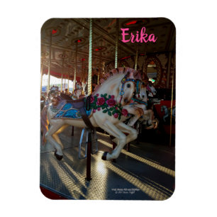 Carnival Fair Carousel Merry-Go-Roung Horse Magnet