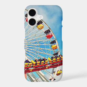 Carnival ferris wheel roller coaster photo modern