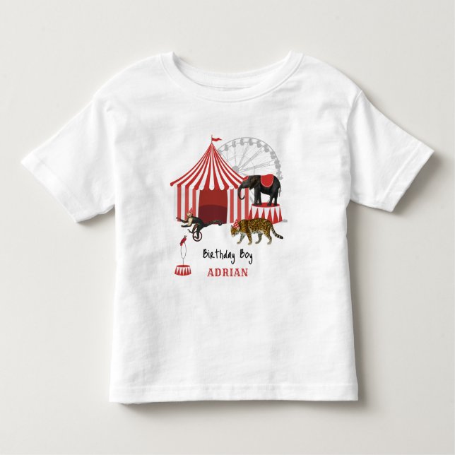 Carnival Festival Big Top Birthday Theme (Front)
