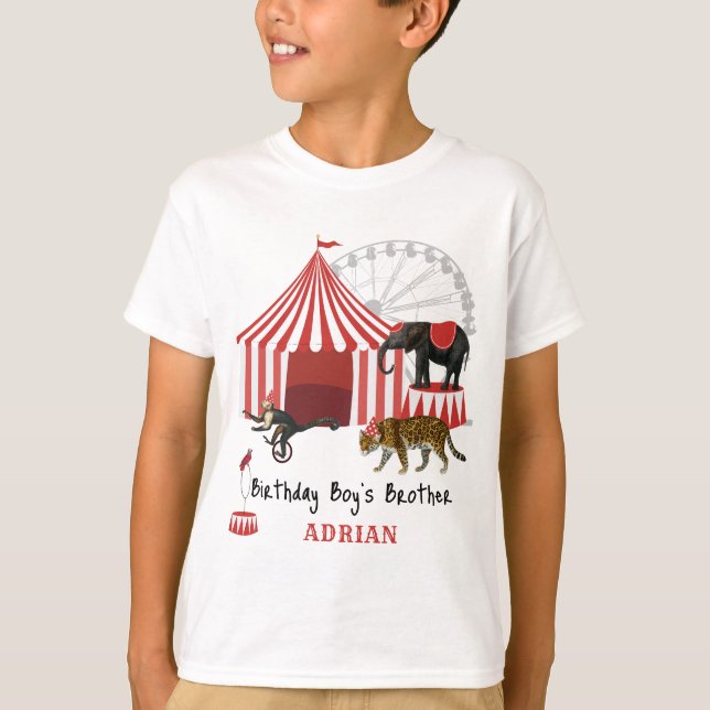 Carnival Festival Big Top Birthday Theme (Front)