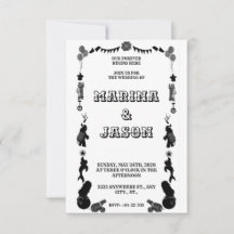 Carnival festival black and white