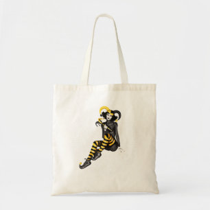 Carnival Festival Theme joker Design Tote Bag