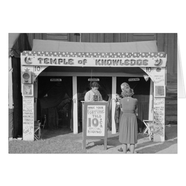 Carnival Fortune Teller, 1938 (Front Horizontal)