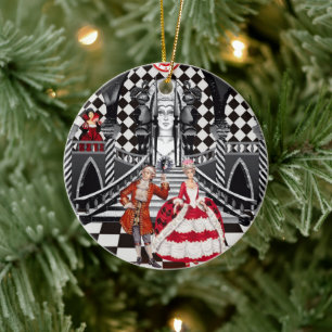 Carnival in a Magical land Ceramic Tree Decoration