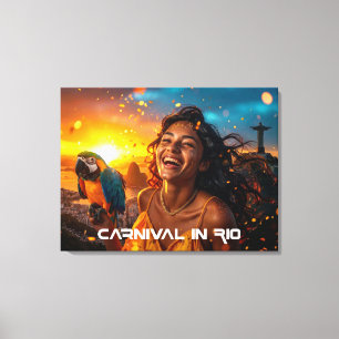 CARNIVAL IN RIO CANVAS PRINT