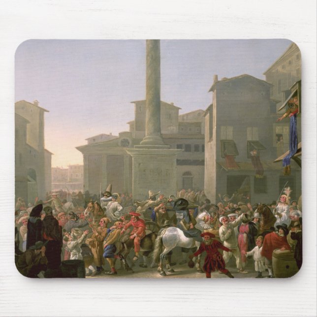 Carnival in Rome, c.1650-51 Mouse Pad (Front)