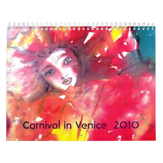 Carnival in Venice 2010 Calendar (Cover)