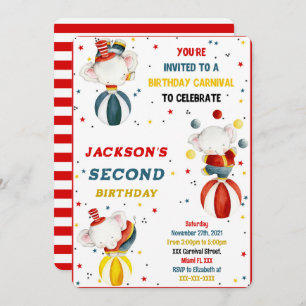 Carnival Invitations