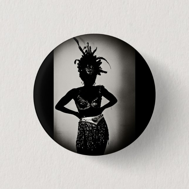 carnival is a b**** 3 cm round badge (Front)