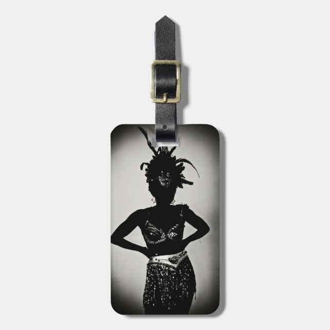 carnival is a b**** luggage tag (Front Vertical)