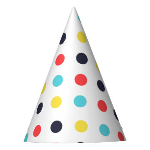 Carnival Large Dot Party Hat