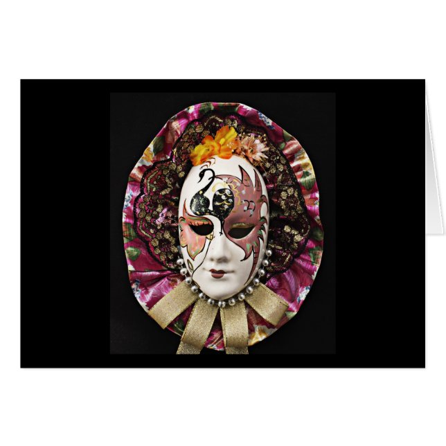 Carnival, Mardis Gras Mask (Front Horizontal)