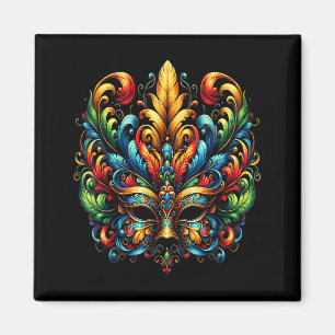 Carnival Mask Brazil Rio Magnet