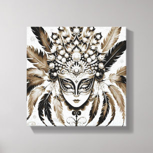 Carnival Mask Canvas Print