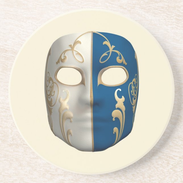 Carnival Mask Coaster (Front)