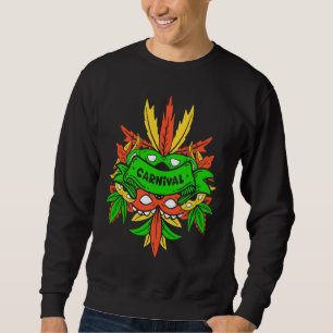 Carnival Mask Colorful Circus Sweatshirt