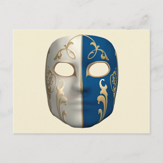 Carnival Mask Postcard (Front)