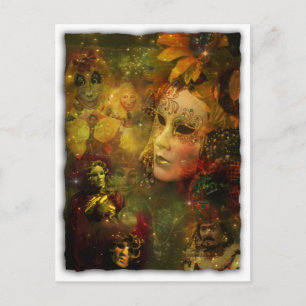 Carnival - New Orleans Mardi Gras Splendour Postcard