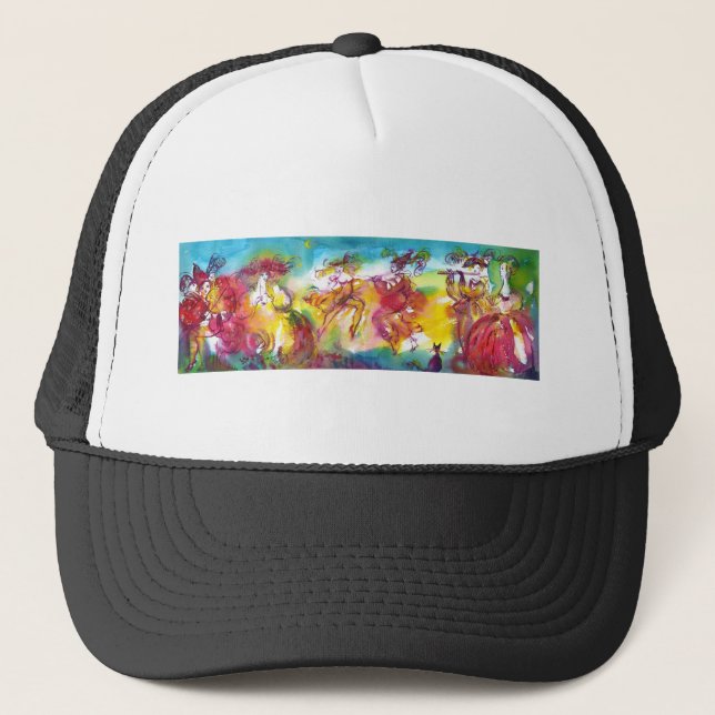 CARNIVAL NIGHT / Venetian Masquerade,Dance Music Trucker Hat (Front)
