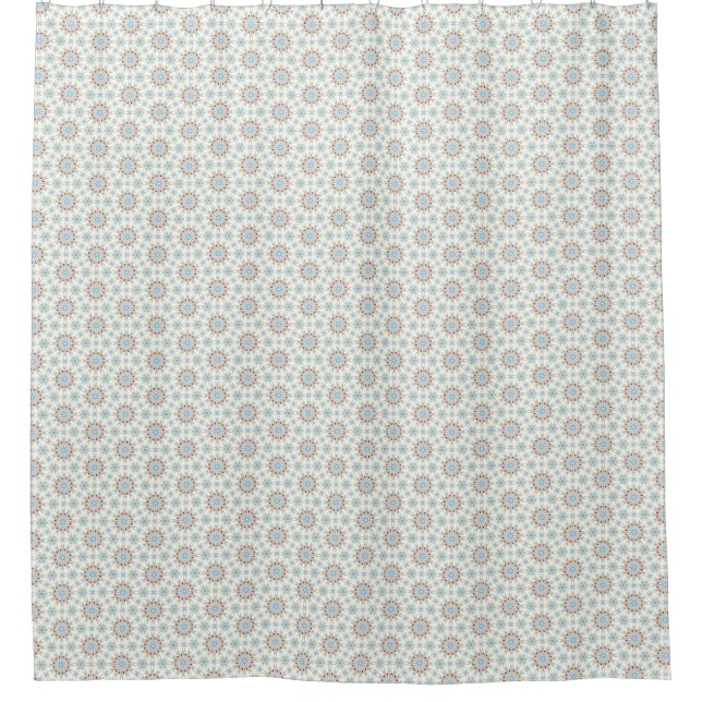 Carnival Octagon  Shower Curtain (Front)