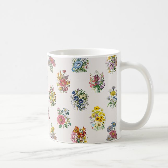 Carnival of flowers coffee mug (Right)