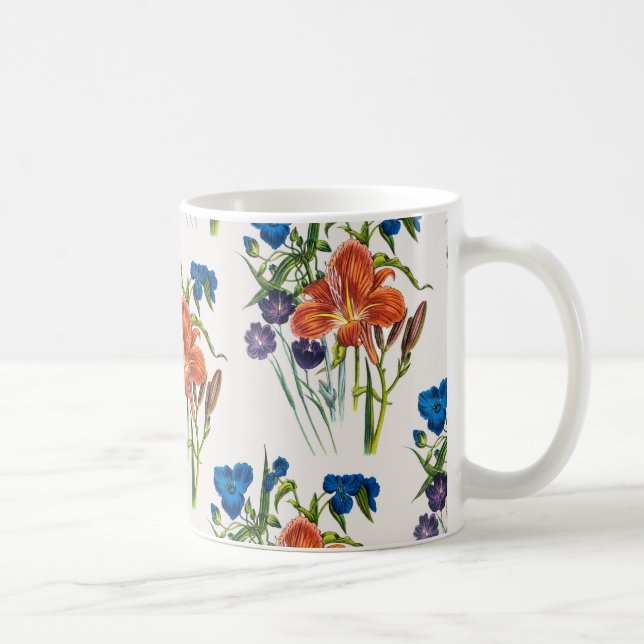 Carnival of flowers coffee mug (Right)