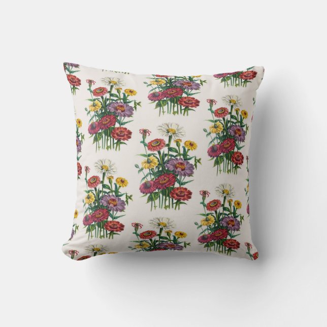 Carnival of flowers cushion (Front)