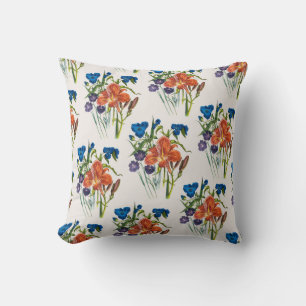 Carnival of flowers cushion