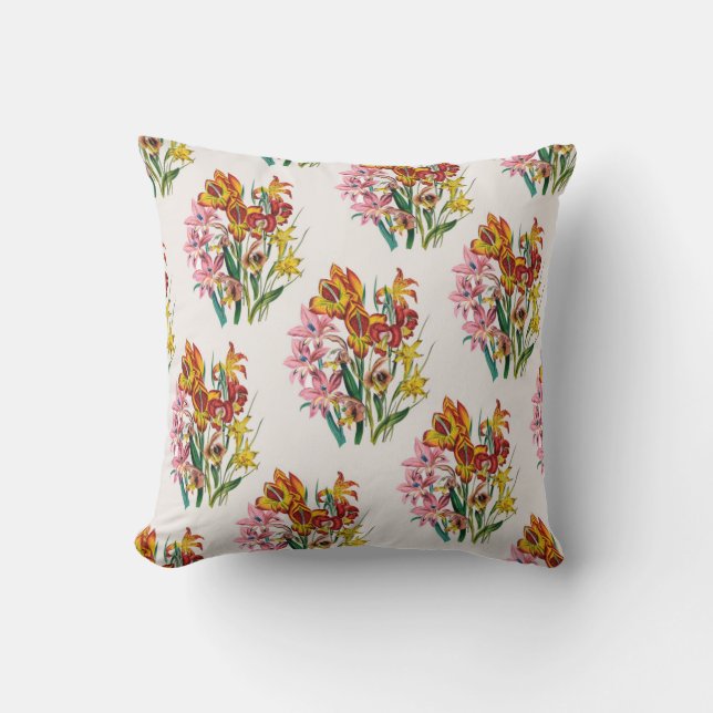 Carnival of flowers cushion (Front)