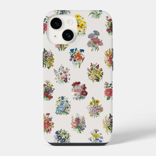 Carnival of flowers  iPhone case (Back)