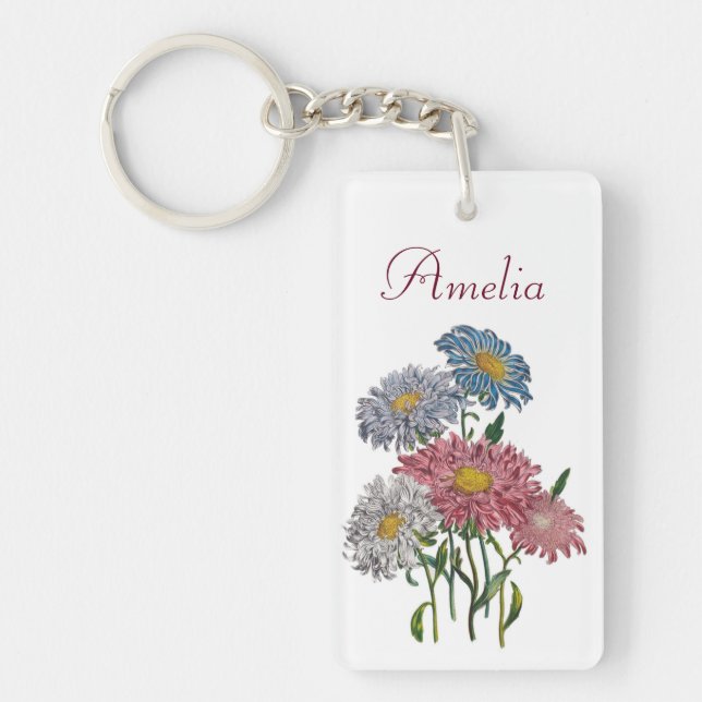 Carnival of flowers key ring (Front)