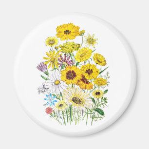 Carnival of flowers magnet