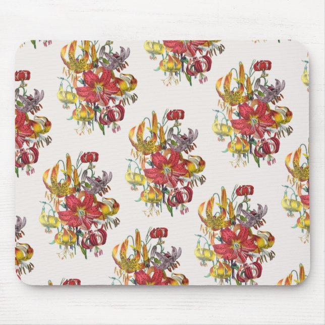 Carnival of flowers mouse pad (Front)