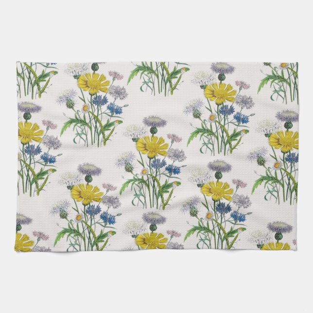 Carnival of flowers tea towel (Horizontal)