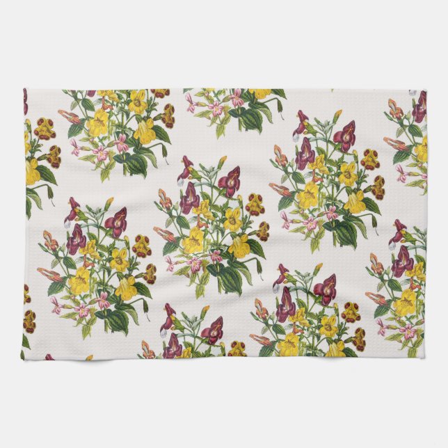 Carnival of flowers tea towel (Horizontal)