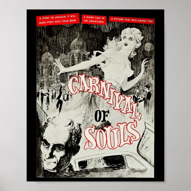 Carnival Of Souls Halloween Monster Poster Horror  (Front)