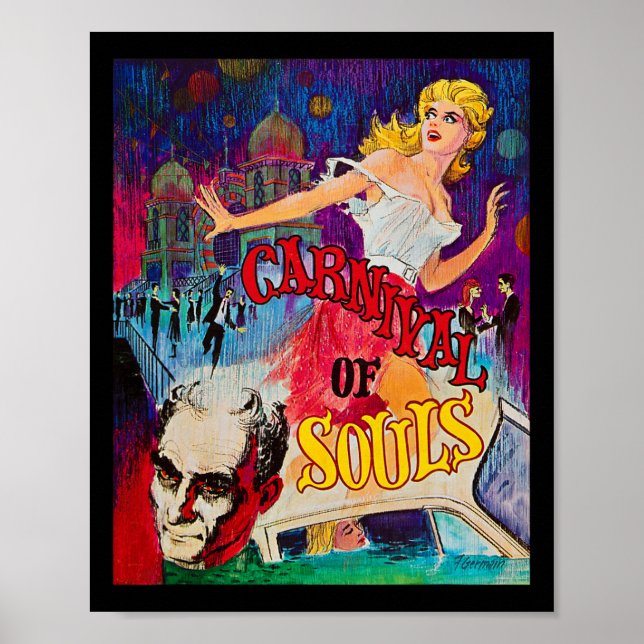 Carnival Of Souls Halloween Monster Poster Horror  (Front)