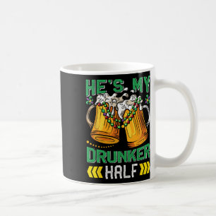 Carnival Party He's My Drunker Half Women Mardi Gr Coffee Mug