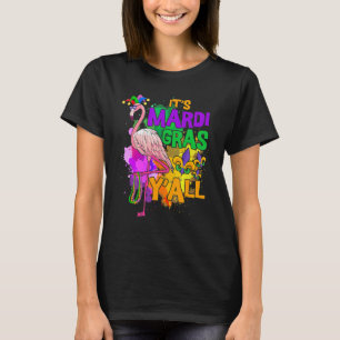 Carnival Party Idea Flamingo Mardi Gras 2 T-Shirt